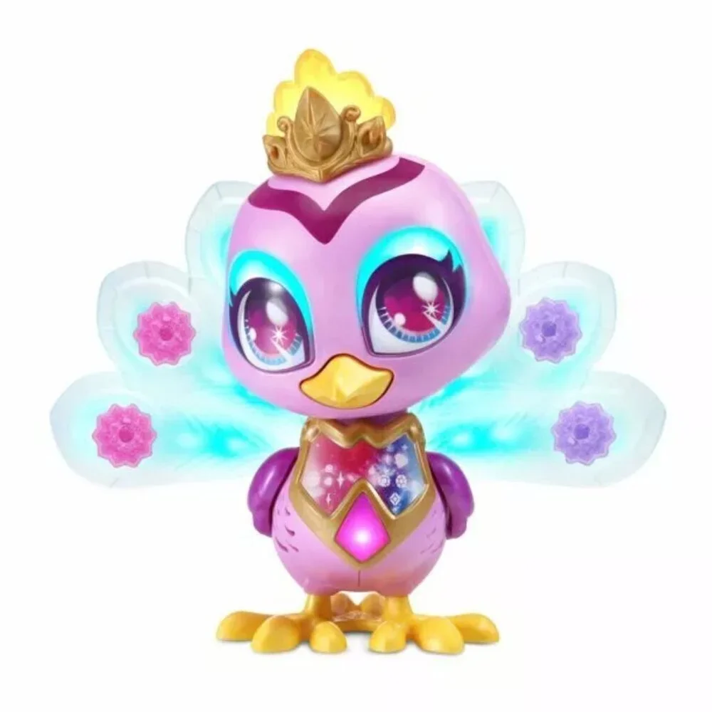 NEW Vtech Myla's Sparkling Friends Color Changing Magic Penny the Peacock